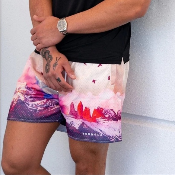 YoungLA Shorts Youngla 41 The Block Party Shorts Sedona Sunrise